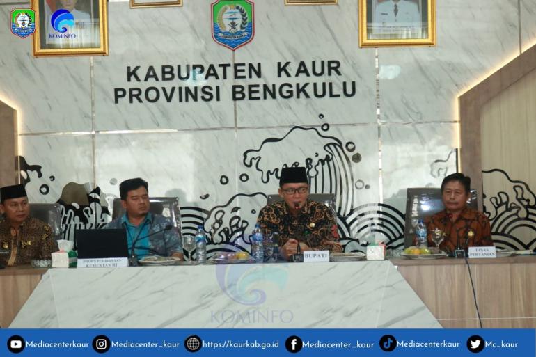 Gandeng Kementerian Pertanian RI , Pemerintah Kabupaten Kaur Kembangkan Sektor Pertanian