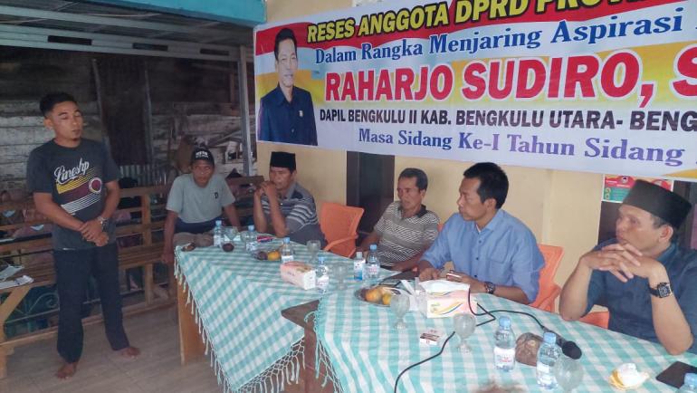Reses Anggota DPRD Raharjo Sudiro