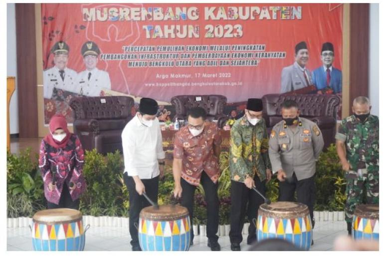 Wabup BU Buka Musrenbang RKPD Tahun 2023