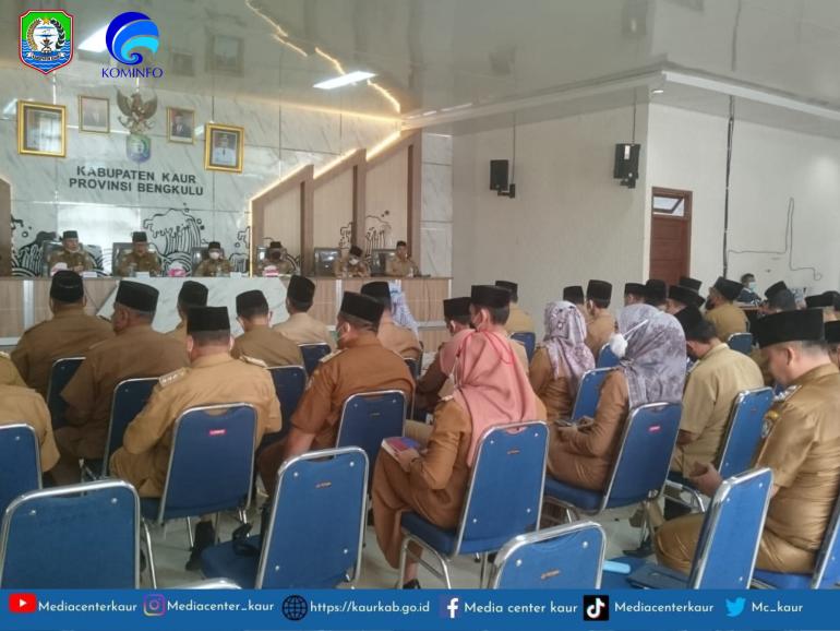 Rapat Seluruh OPD Kabupaten Terkait Evaluasi Kerja Bulan