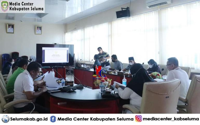 Asisten I Pimpin Rapat Percepatan Penurunan Stunting Di Kabupaten Seluma Tahun 2022