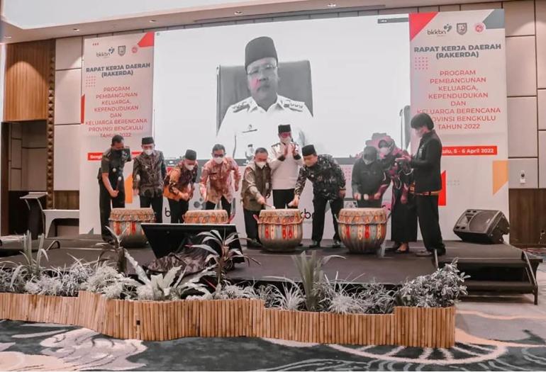 Wakil Bupati Seluma Mengikuti Rakerda Bangga Kencana Provinsi Bengkulu 