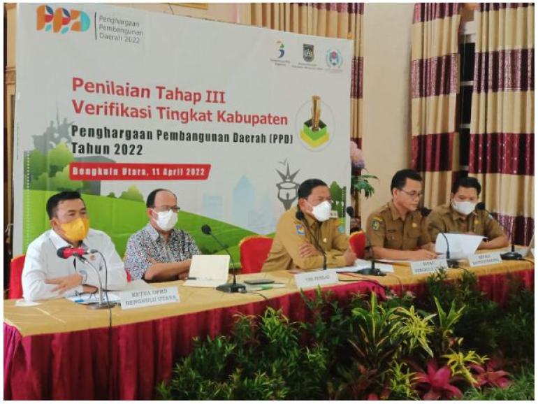 Pemkab BU Masuk Penilaian Tahap III Penghargaan Pembangunan Daerah Tahun 2022