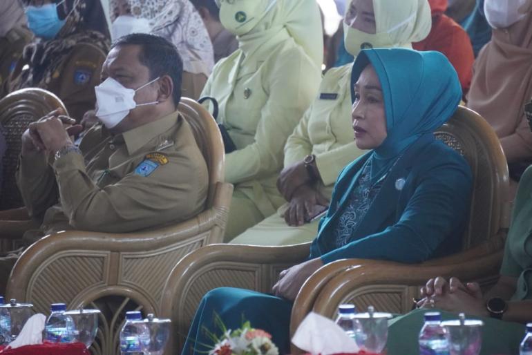 Bupati BU Hadiri Peringatan Hari Kesatuan Gerak PKK