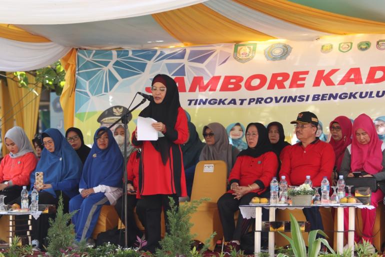 Memupuk Rasa Kebersamaan, TP PKK Gelar Jambore Kader PKK se Provinsi Bengkulu