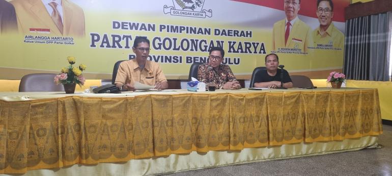 Ketua DPD MKGR Samsu Amanah Pimpin Rapat Persiapan Pelantikan 