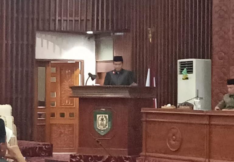 DPRD Provinsi Sampaikan Pandangan Umum Terhadap R-APBD 2023