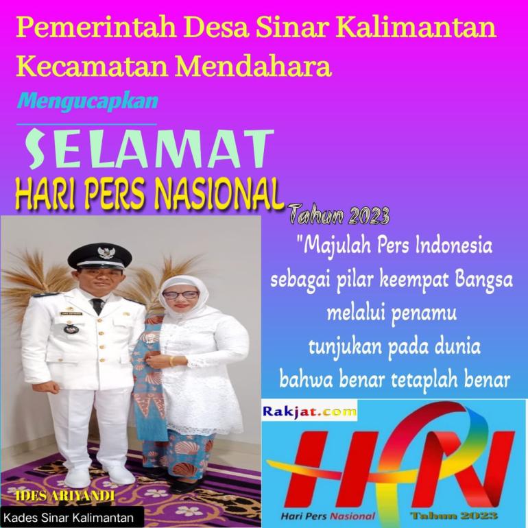 Ides Ariyandi selaku kepala Desa Sinar