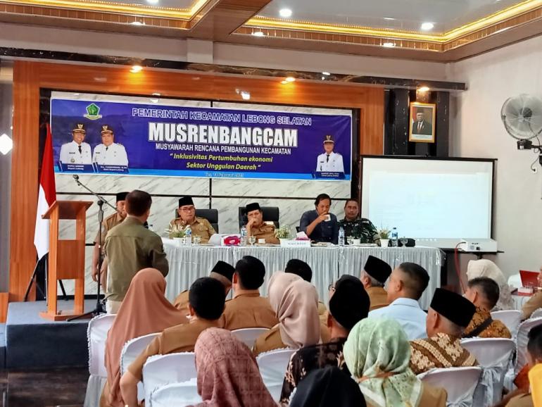 Wabup Lebong Hadiri Musrenbangcam Lebong Selatan dan Bingin Kuning