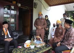 Gubernur Bengkulu Rohidin Mersyah ke kediaman Ketua DPD PEPABRI