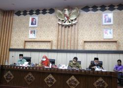 Asisten II Setda Provinsi Bengkulu, Yuliswani pimpin  Rapat Virtua