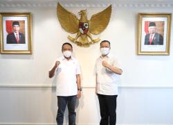 Gubernur Bengkulu Rohidin Mersyah bersama Menpora RI