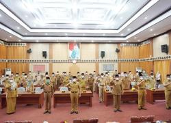 Gubernur dan Wagub bersama Pejabat Eselon