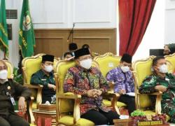 Gubernur Rohidin Ikuti Rakor Penegakan Prokes Bersama Mendagri Tito