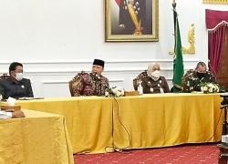 Persiapan Idul Fitri Gubernur Rohidin Rapat Bersama FKPD