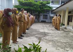 Pimpin Apel Pagi Ini Pesan Kadis Kominfotik Kepada Jajarannya