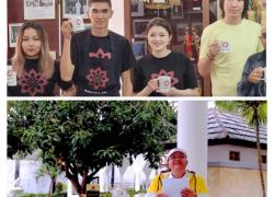 Gubernur Rohidin dan Dayana Promosikan Kopi Bengkulu (Kolase Istimewa (IST))