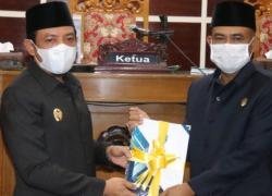 Pemkot Serahkan LKPJ Tahun 2020 ke DPRD