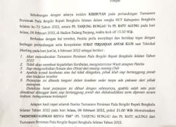 2 Tim Turnamen Persiman Bupati Cup Didiskualifikasi