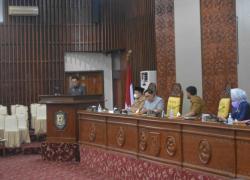 Jawaban Gubernur Mengenai Rancangan Peraturan Provinsi Bengkulu Tentang BMA