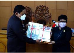 Rapat Paripurna Bupati BU Sampaikan LKPJ Tahun Anggaran 2021