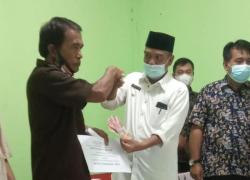 Pelaksnaan Penyaluran BLT Dana Desa Tahap I Tahun 2022 Di Desa Bandung Agung