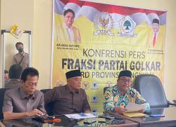 Konfrensi Pers Fraksi Golkar