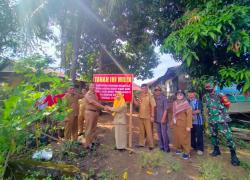 Serah Terima Lahan SPAM KOBEMA Desa Bukit Peninjauan II Kepada Pemprov Bengkulu