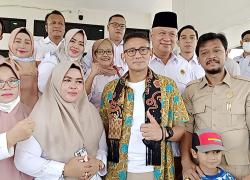 Foto Bersama Sandiaga Uno bersama Jajaran Pengurus DPD Gerindra Bengkulu