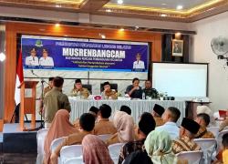 Wabup Lebong Hadiri Musrenbangcam Lebong Selatan dan Bingin Kuning